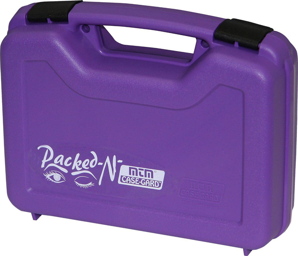 MTM Case-Gard Single 4" Handgun Pistol Case Purple Pad Lockable