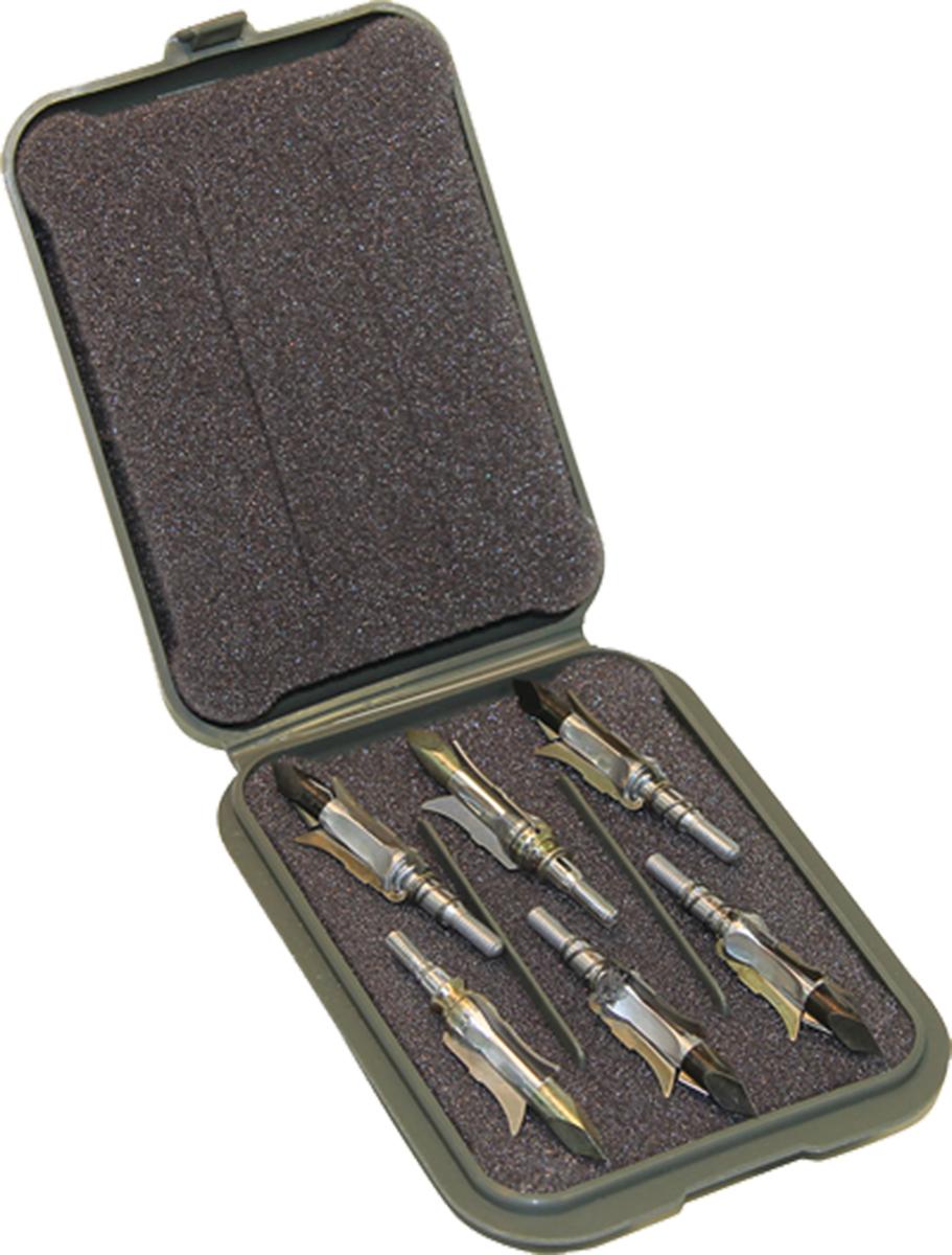 MTM Mechanical Broadhead Case - Army Green