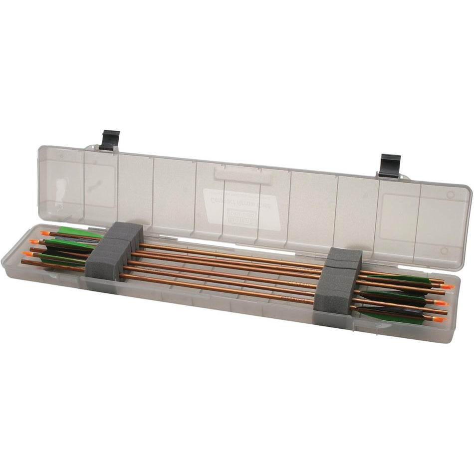 MTM Ultra Compact Arrow Case for Arrows Up to 32 Inches - Clear Smoke