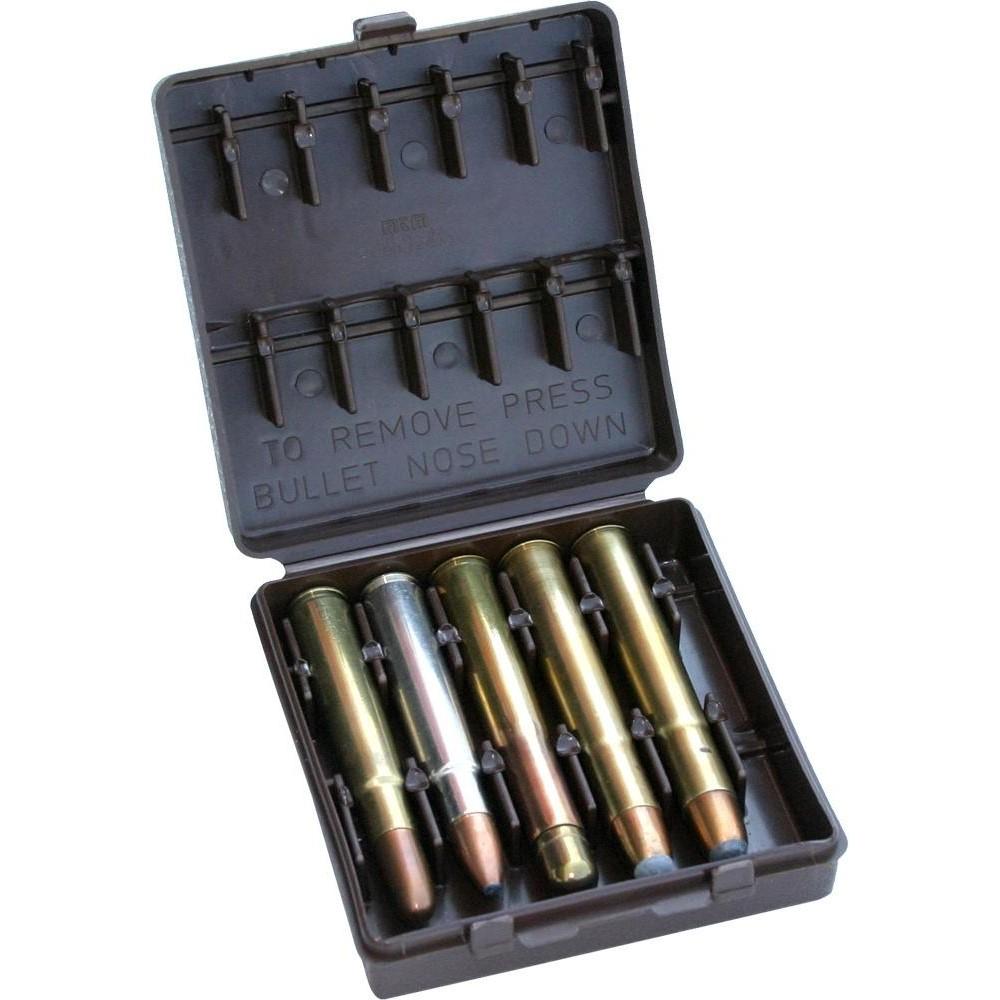 MTM African Big Game Ammo Wallet Carrier 378 Wby to 500 Nitro 10 Round Brown