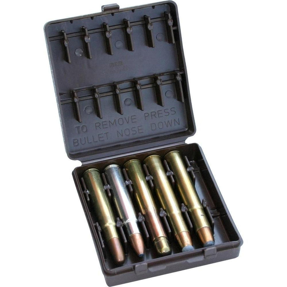 MTM African Big Game Ammo Wallet Carrier 378 Wby to 500 Nitro 10 Round Brown
