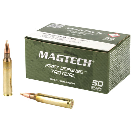 Magtech First Defense Tactical/Training 5.56x45mm NATO 62 gr FMJ ammo