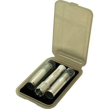 MTM Extended Choke Tube Case Holds 3 Chokes Clear Smoke