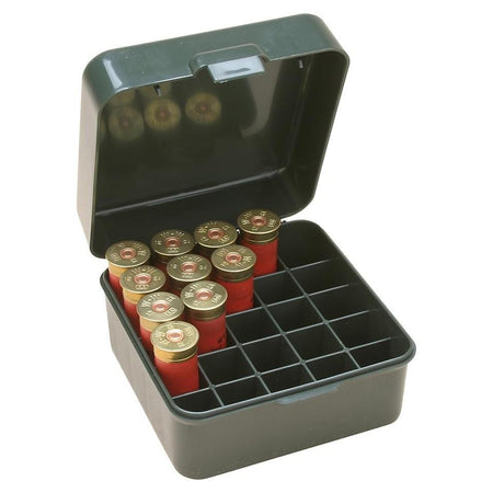 MTM Dual Gauge Shotshell Storage Case 12/16/20 Gauge Forest Green