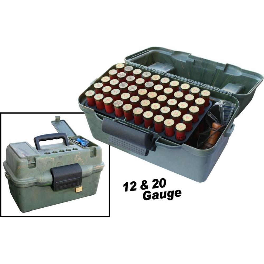 MTM Deluxe Dual Gauge Shotshell Case 100 Round Capacity Wild Camo