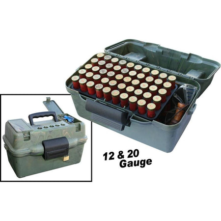 MTM Deluxe Dual Gauge Shotshell Case 100 Round Capacity Wild Camo