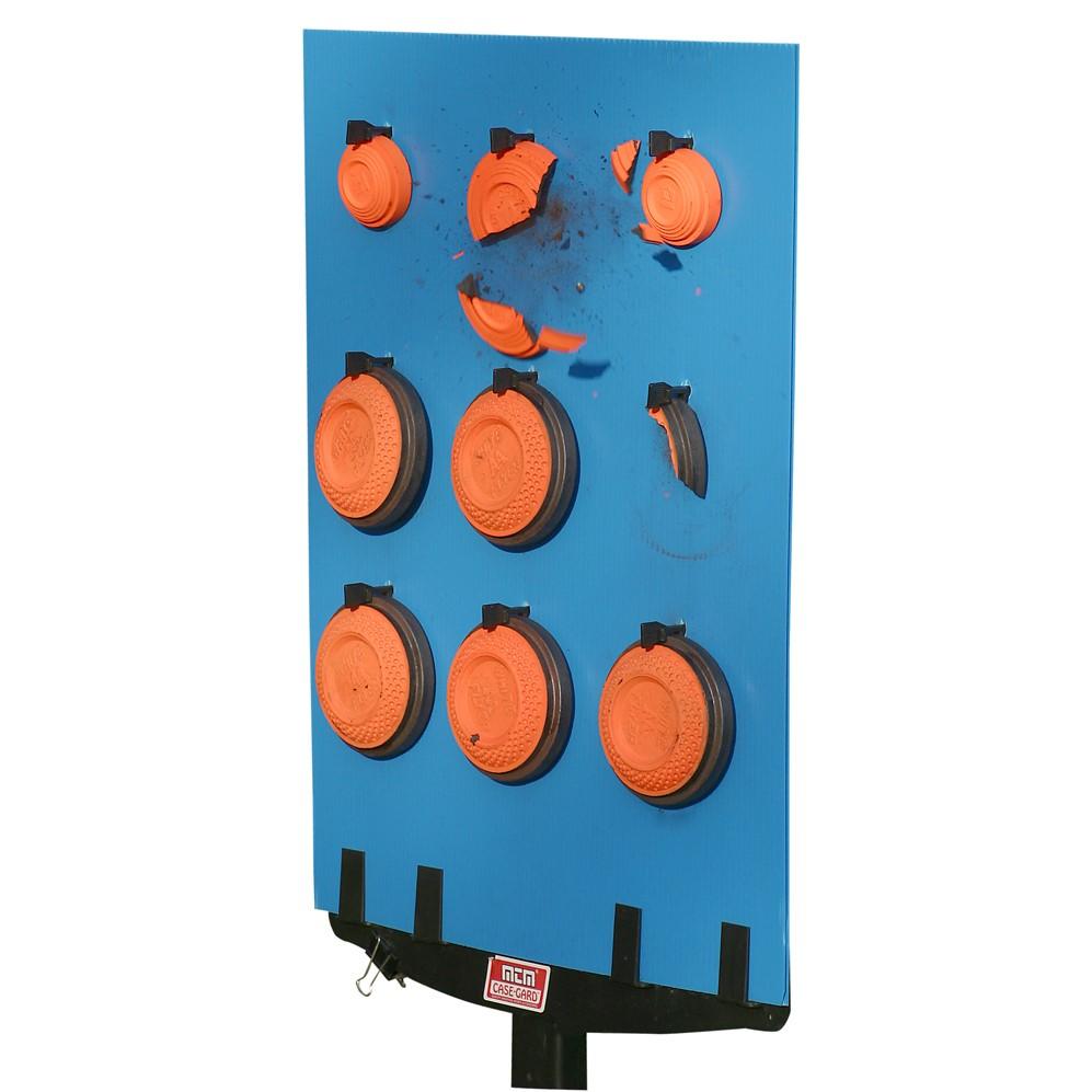 MTM Bird Board Clay Target Holder with 18 Clips Blue