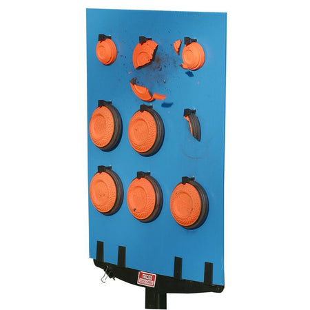 MTM Bird Board Clay Target Holder with 18 Clips Blue