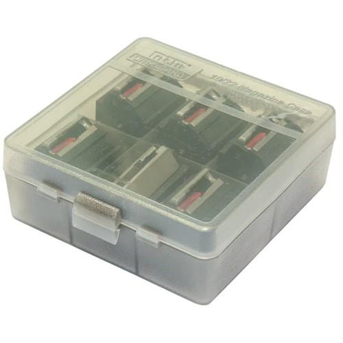 MTM 10/22 Rotary Magazine Case Clear Smoke