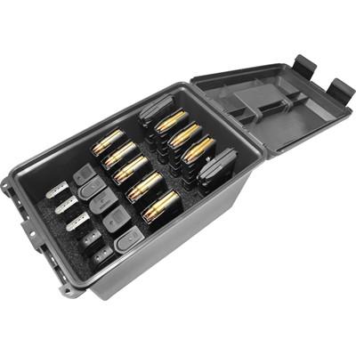 MTM Tactical Magazine Storage Can for Law Enforcement Black