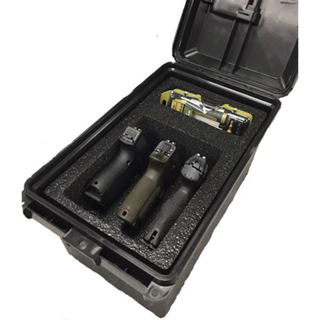 MTM Tactical Pistol Case Fits 3 Handguns Dark Earth