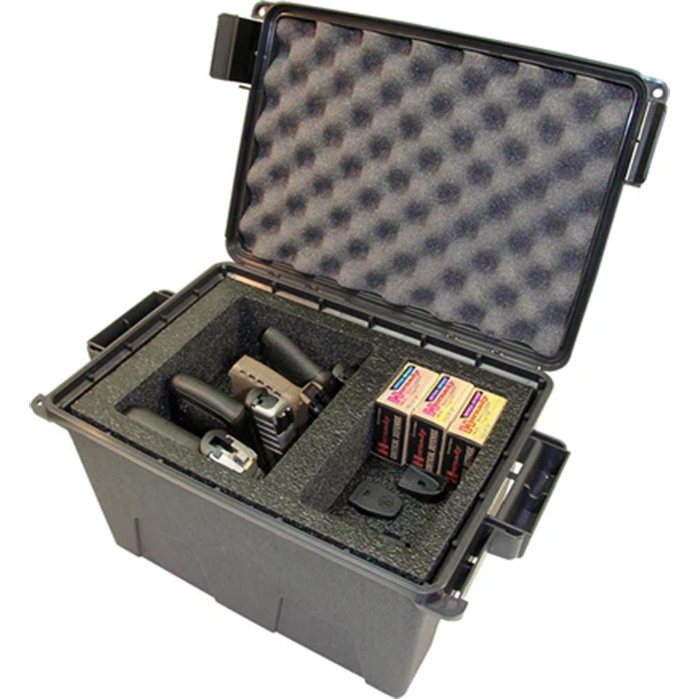 MTM Tactical Pistol Case Holds 4 Handguns with Magazine Storage Dark Earth