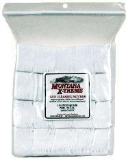 Montana X-Treme 1-3/8 Inch Square Cotton Flannel Cleaning Patches 300 Count