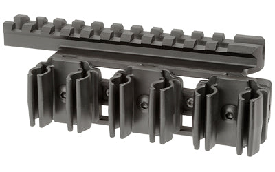 Midwest Industries Side Saddle Optic Rail Shell Holder, Black, MI-ORSH-1894X4