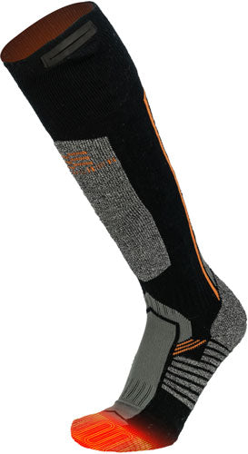 Mobile Warming Men's Pro Merino Heated Socks Gray X-Large