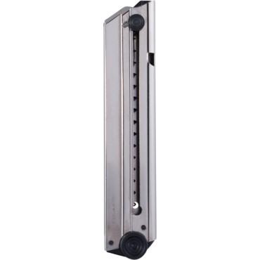 Mec-Gar Luger P08 Handgun Magazine 9mm Luger HT Nickel 8-Round Standard