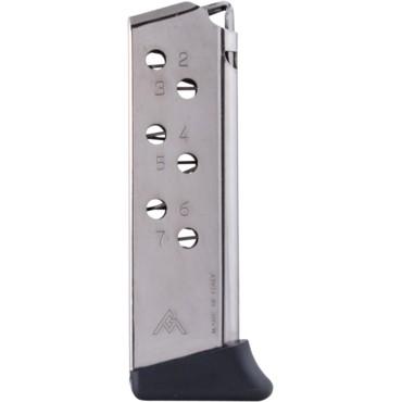 Mec-Gar Walther PPK .32 ACP HT Nickel Handgun Magazine 7-Round