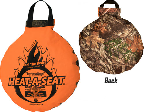 NEP Heat-A-Seat 17" Diameter Insulated Seat Cushion Blaze/Mossy Oak