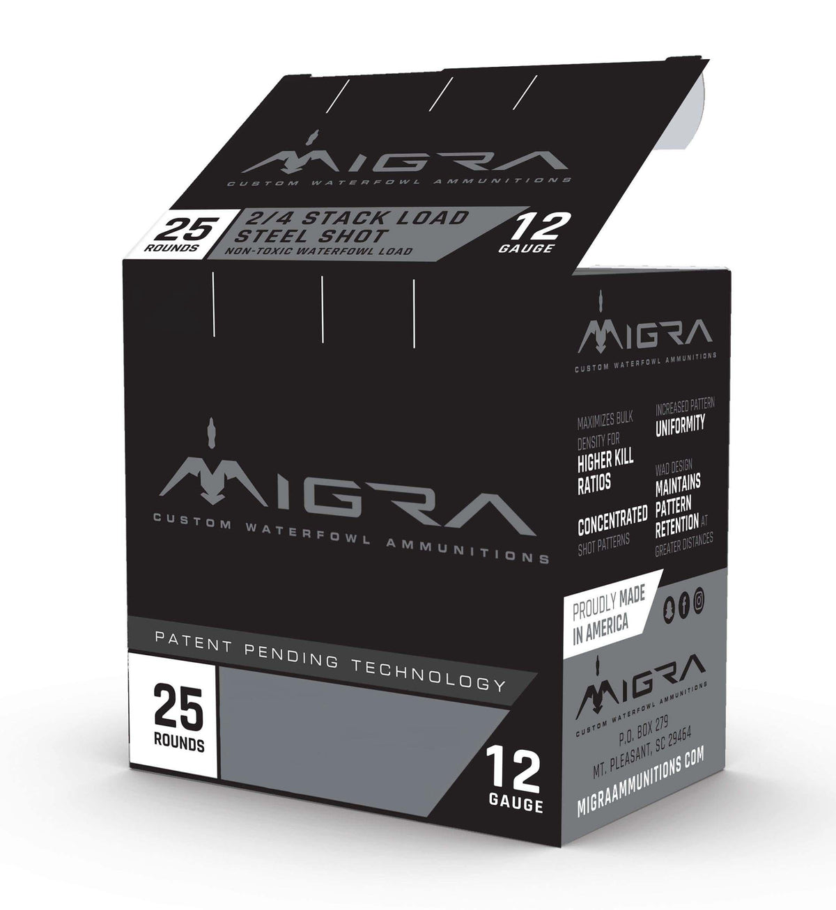 Migra Staxd Combinational Hunting 12 Gauge 3 in / 3 in #4 / 6 1-1/4 oz 1430 FPS