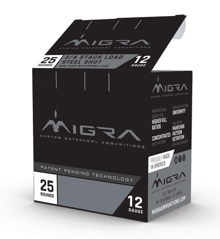 Migra Staxd Combinational Hunting 12 Gauge 3 in / 3 in #4 / 6 1-1/4 oz 1430 FPS