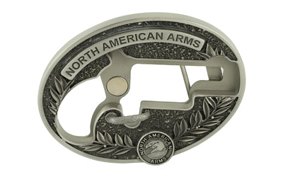 North American Arms Ornate Oval Belt Buckle for 1-1/8" Long Rifle Mini-Revolver, BBO-L