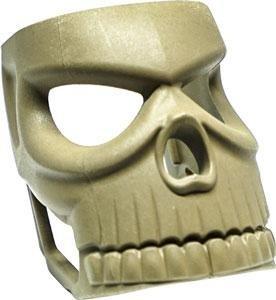 FAB Defense Skull Decorative Insert FDE for MOJO Magwell Grip