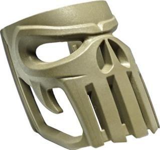 FAB Defense Elongated Skull Decorative Insert FDE for MOJO Magwell Grip