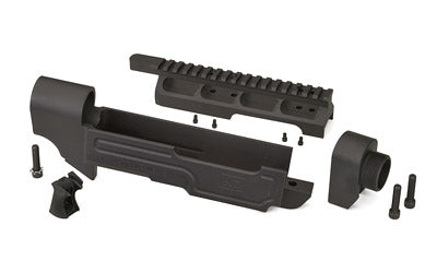 Nordic Components AR22 Three Piece Stock Kit for Ruger 10/22, Picatinny Rail, AR-15 Compatible, Black