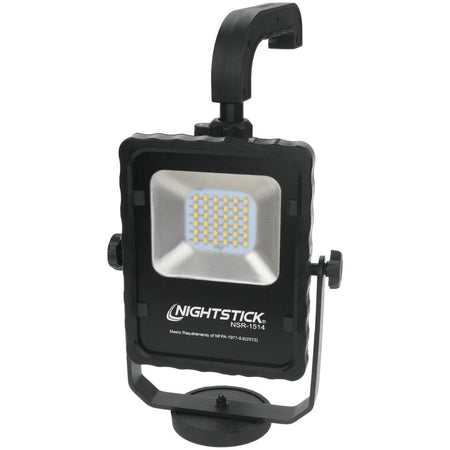 Nightstick NSR-1514 Rechargeable LED Area Light with Magnetic Base Black