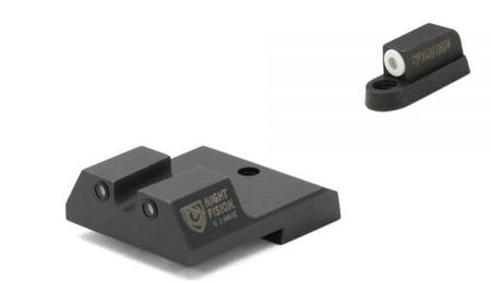 Night Fision Perfect Dot NS Set Yellow Front White U Rear for S&W M&P Shield
