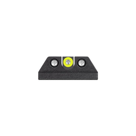 Night Fision Tritium Night Sight Set for FN 509 – Yellow Front, Square Notch Black Rear