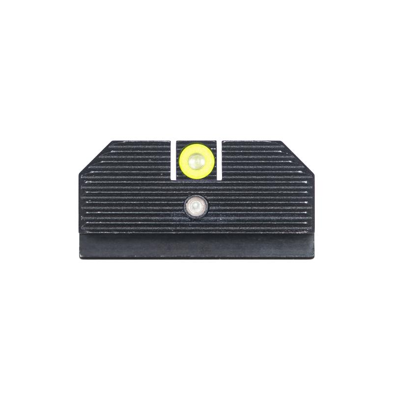 Night Fision Student of the Gun Accur8 Tritium Night Sight Set Yellow Front Black Rear for Glock 42/43/43X