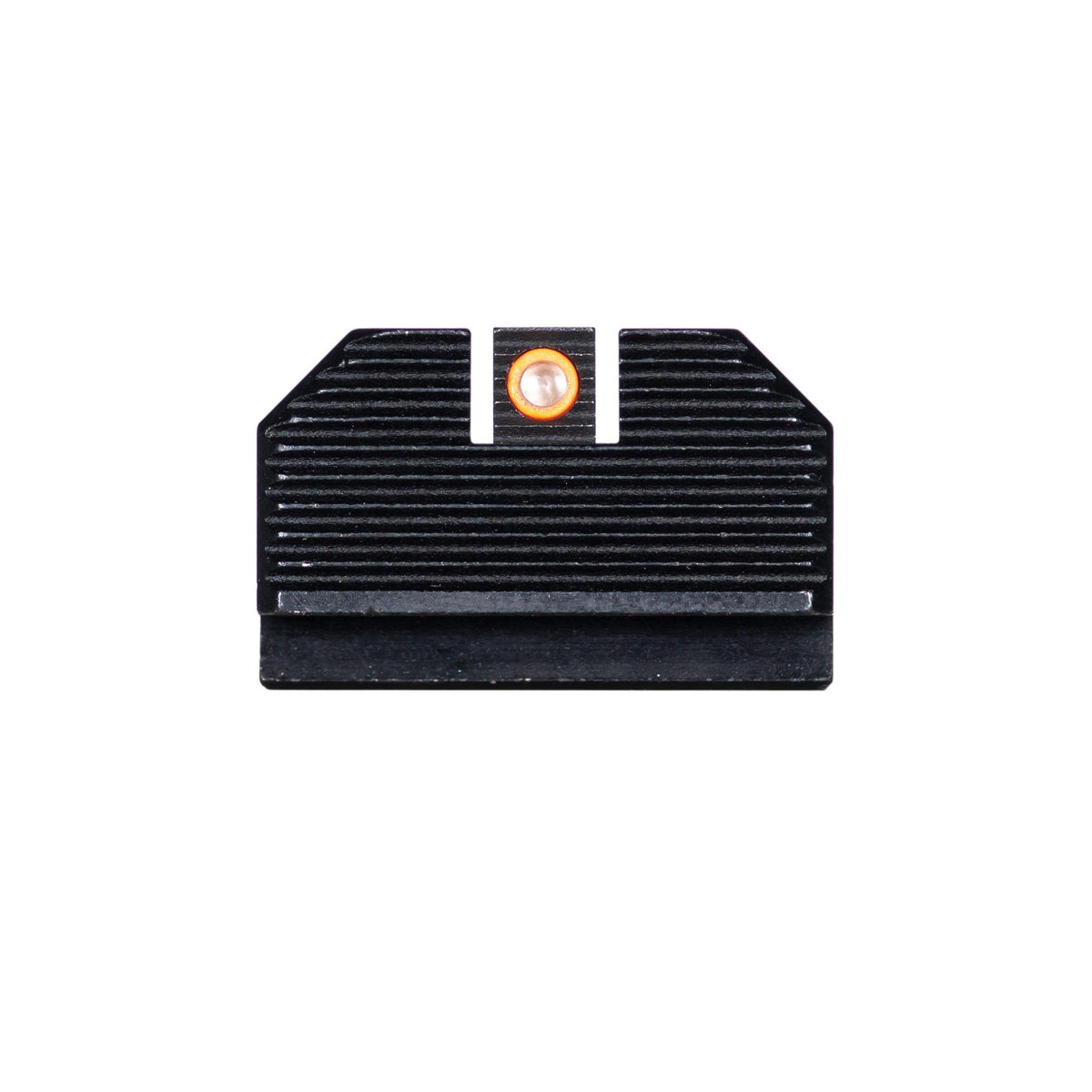Night Fision Optics Ready Stealth Night Sight Set Orange Front Blank Rear for Glock 43X MOS