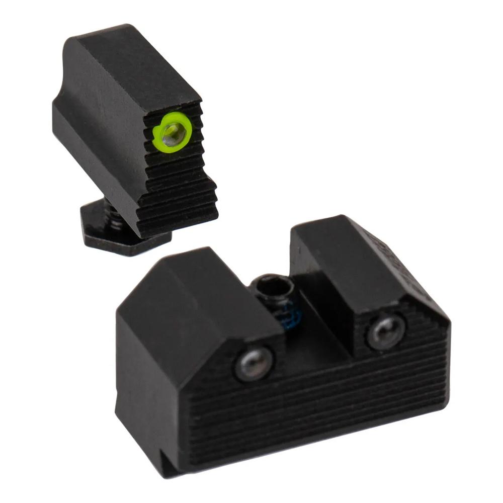 Optics Ready Stealth Night Sight Set Yellow Front Black Rear for Glock MOS 43X