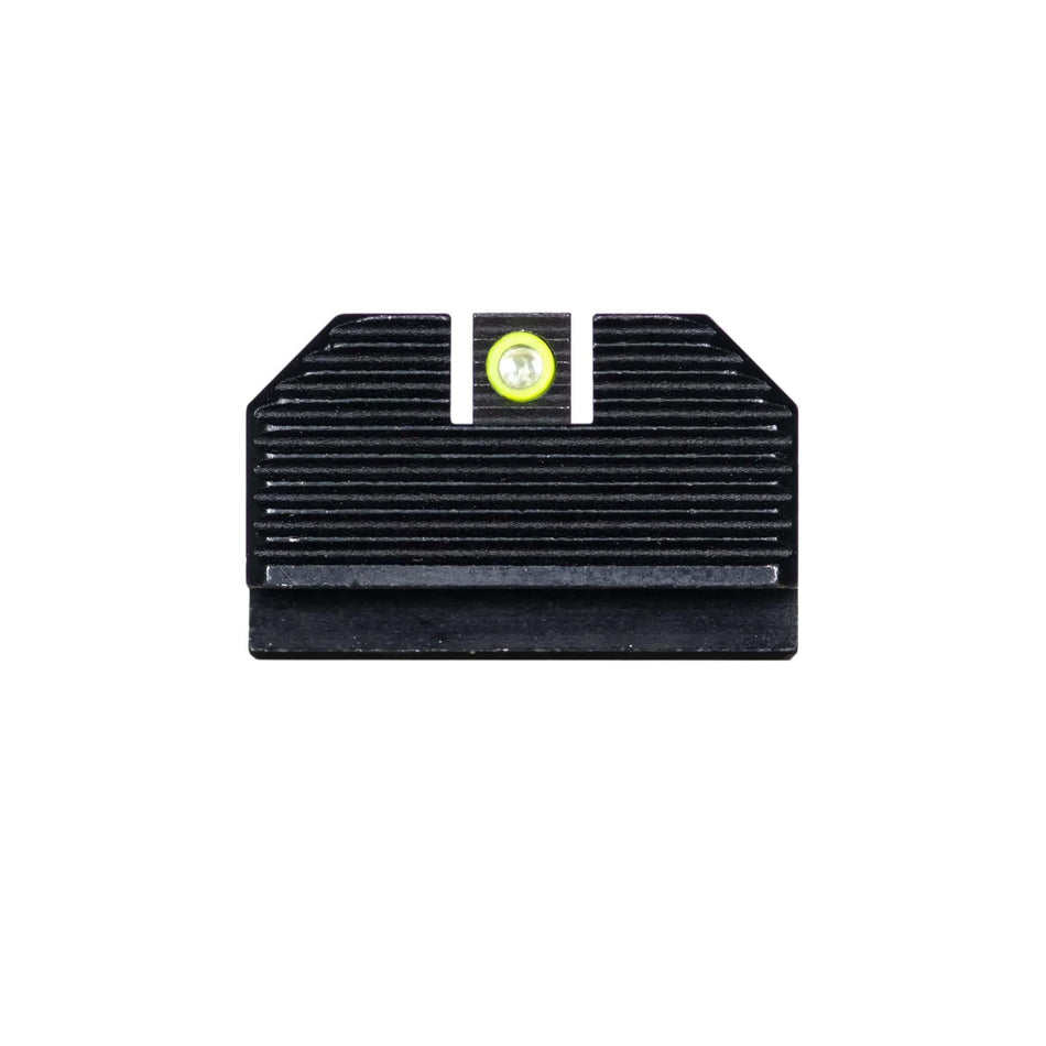Night Fision Optics Ready Stealth Night Sight Set Yellow Front Black Back for Glock 43X MOS