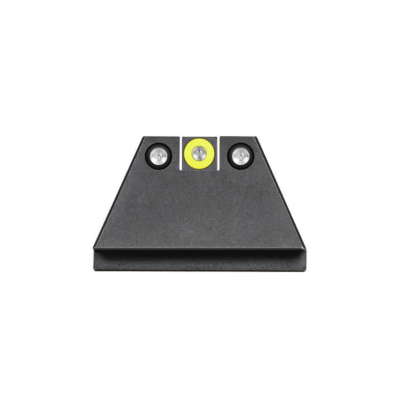 Night Fision Suppressor Height Night Sight Set Yellow Front Black Rear for Glock