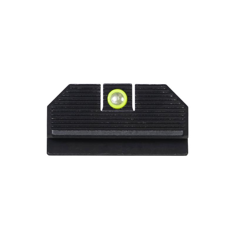 Night Fision Optics Ready Stealth Tritium Night Sight Set Yellow Front Blank Back for Ruger Max 9