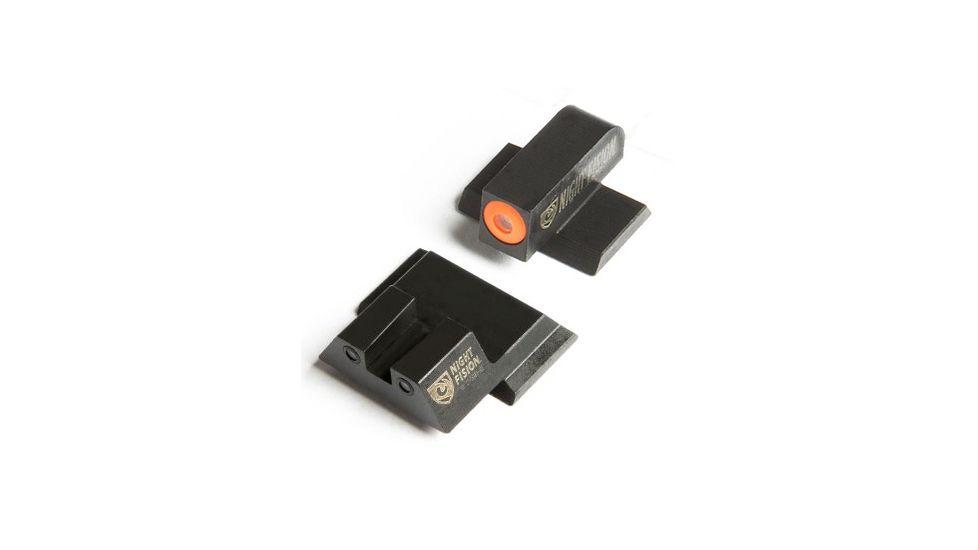 Night Fision Perfect Dot Night Sight Set for S&W M&P – Orange Front, Black U Rear