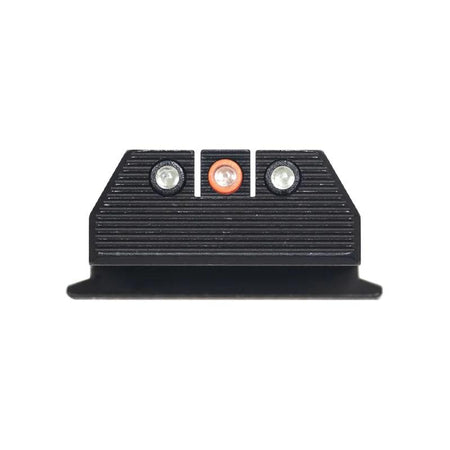 Night Fision Optics Ready Stealth Night Sight Set Orange Front Black Rear - S&W M&P 9 Shield Plus