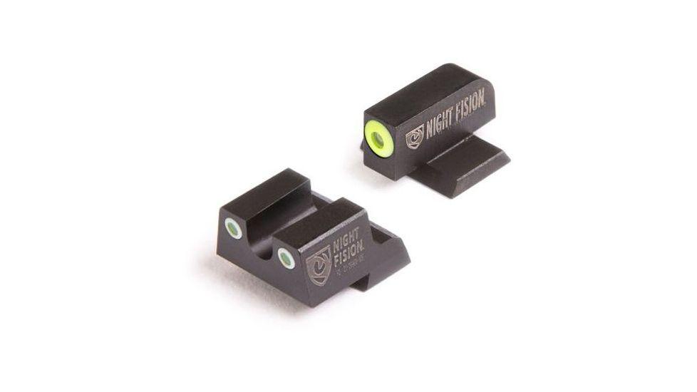 Perfect Dot Night Sight Set Yellow Front Black Square Rear for Springfield XD