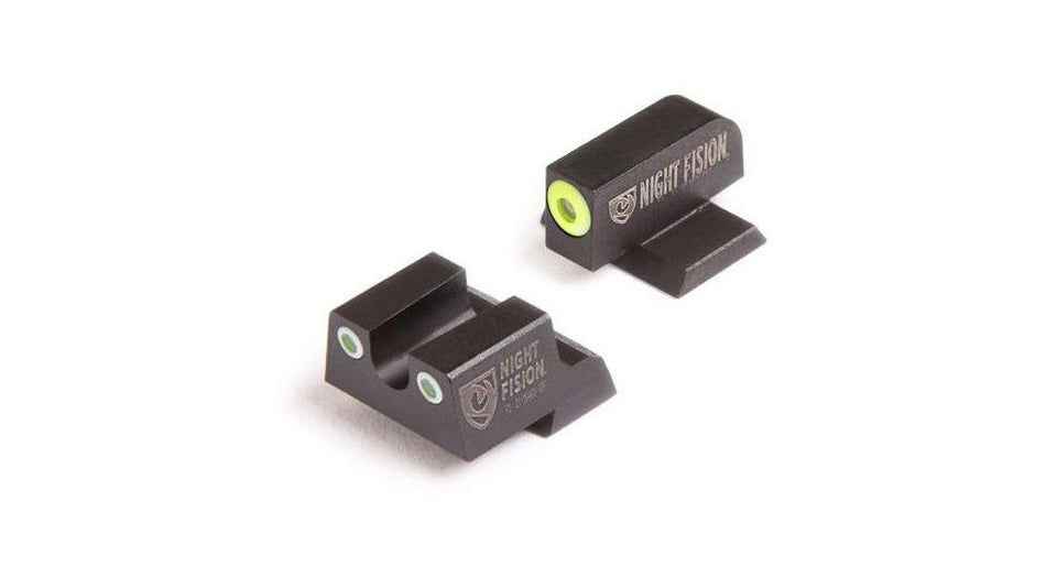 Perfect Dot Night Sight Set Yellow Front Black Square Rear for Springfield XD