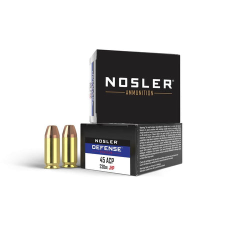 Nosler Defense .45 ACP/Auto 230 gr BHP ammo