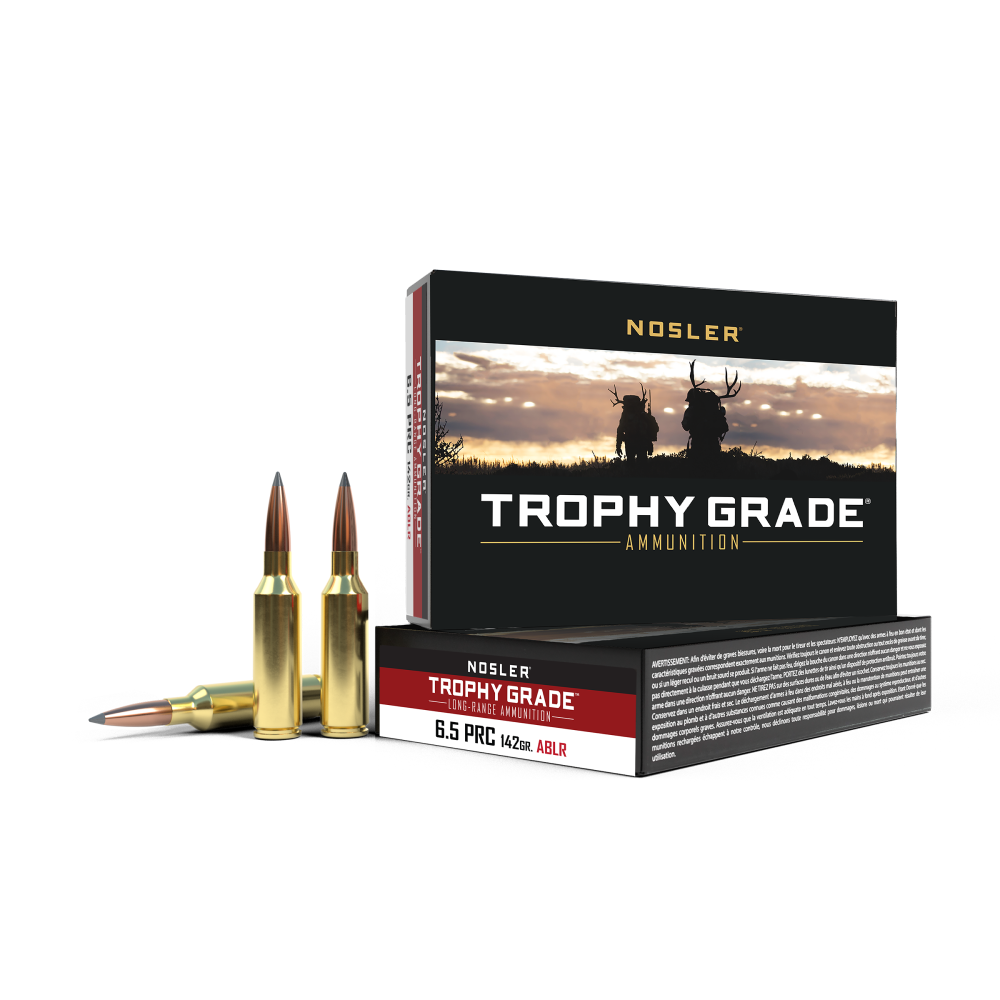 Nosler Trophy Grade 6.5 PRC 142 gr PolyTip ammo