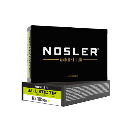 Nosler 43457 Ballistic Tip Spitzer Boat Tail SBT 140 Grain 6.5 PRC