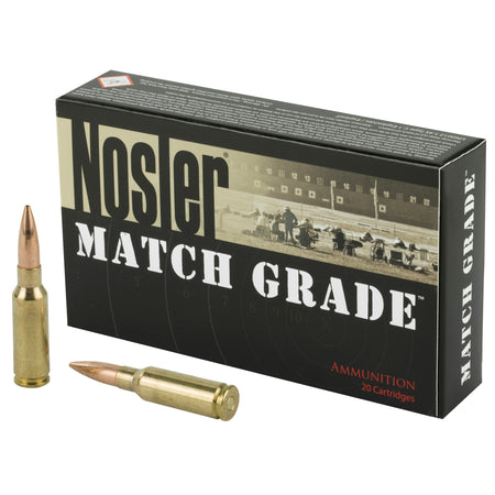 Nosler 44501 Match Grade 6.5 Grendel 123 gr Hollow Point Boat Tail (HPBT)