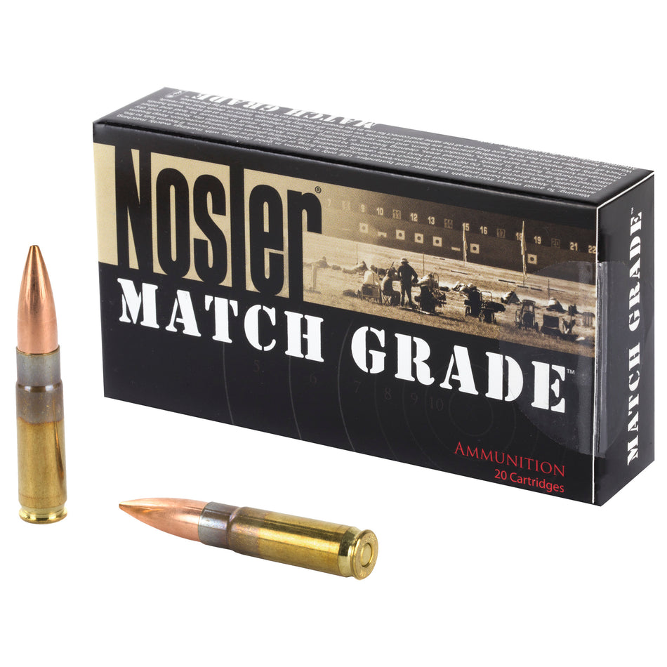 Nosler 51275 Match Subsonic Custom Competition Hollow Point Boat Tail  220 Grain .300 AAC Blackout