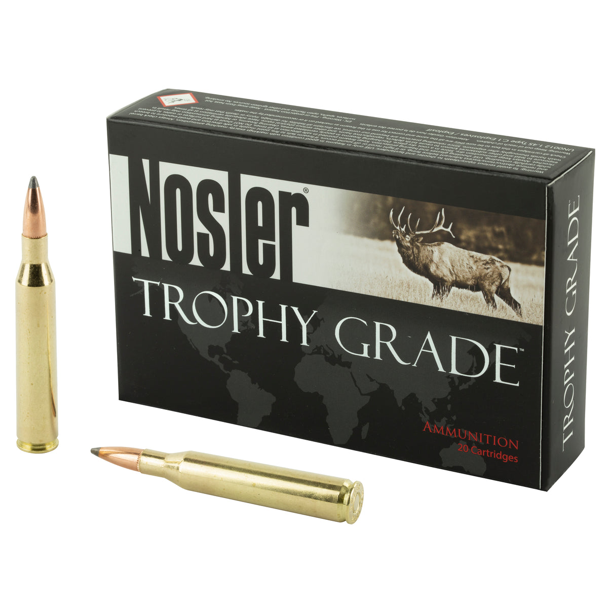 Nosler 60005 Trophy Grade Nosler Spitzer Partition  100 Grain .25-06 Remington