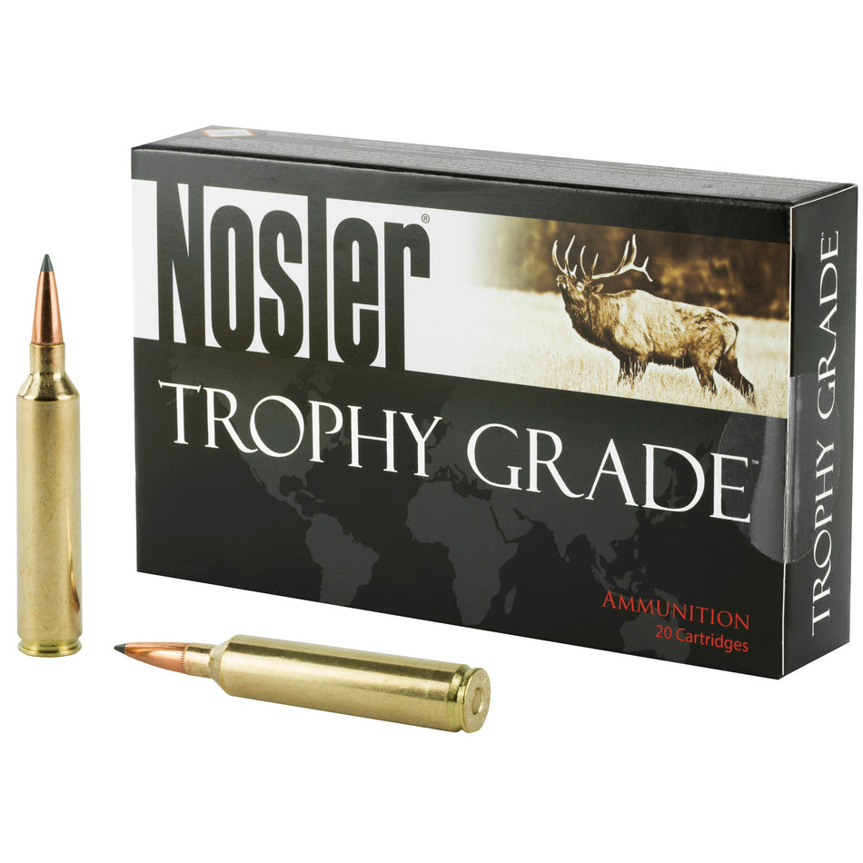 Nosler N60110 Trophy Grade Nosler Spitzer AccuBond Long Range  129 Grain .26 Nosler