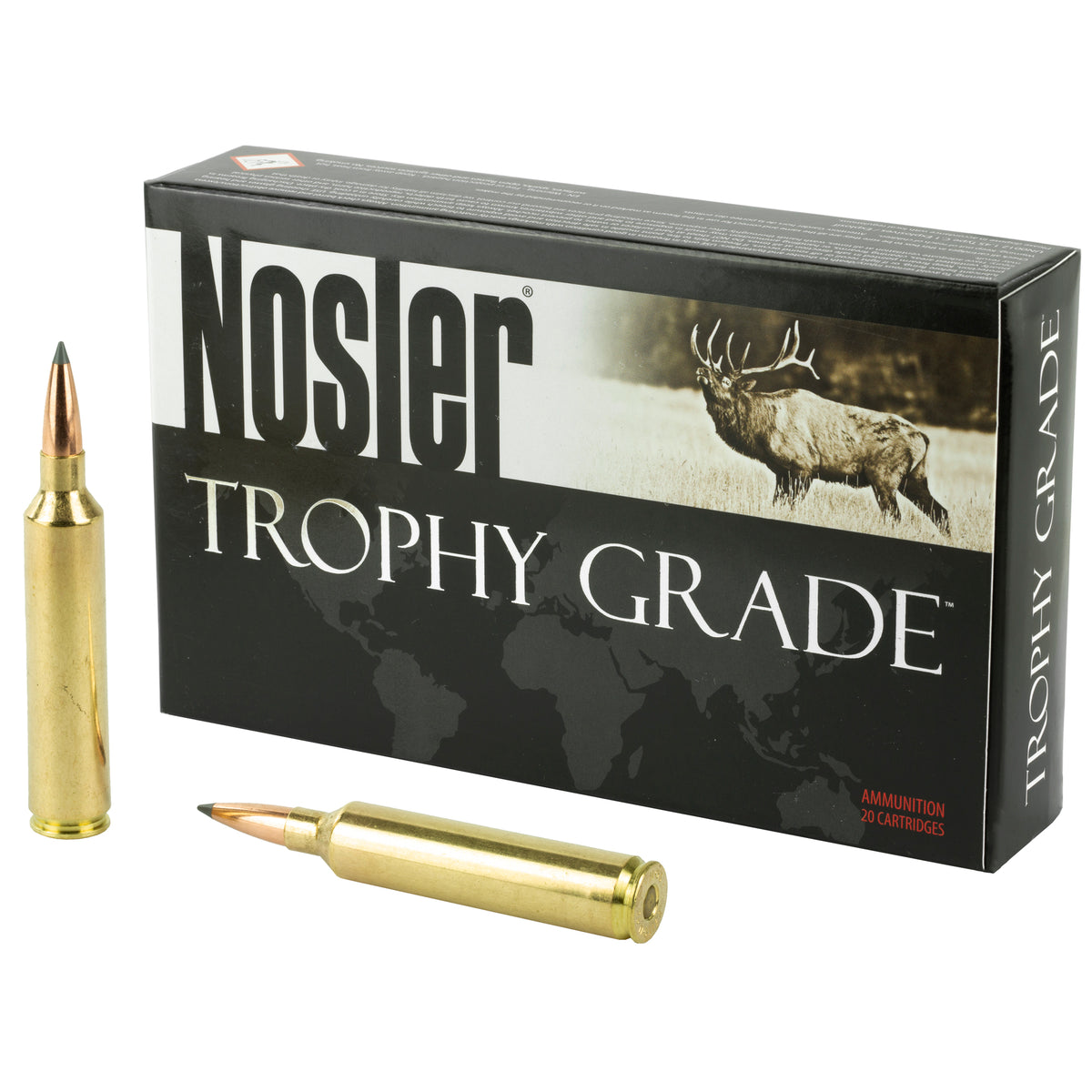 Nosler 60122 Trophy Grade Nosler Spitzer AccuBond Long Range  142 Grain .26 Nosler