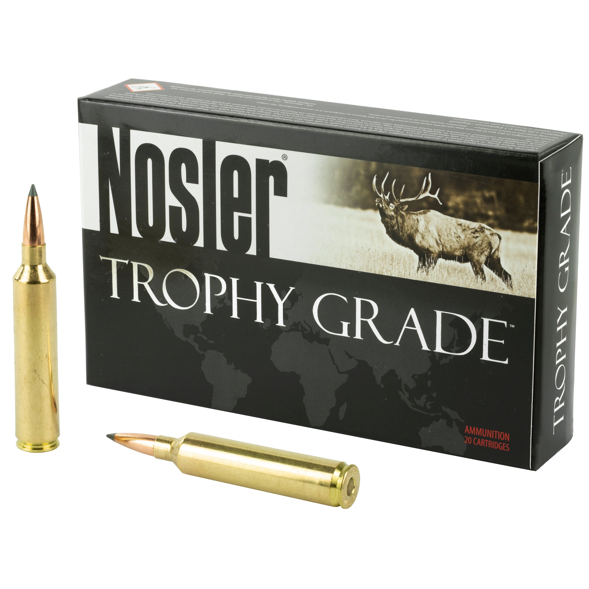 Nosler 60122 Trophy Grade Nosler Spitzer AccuBond Long Range  142 Grain .26 Nosler